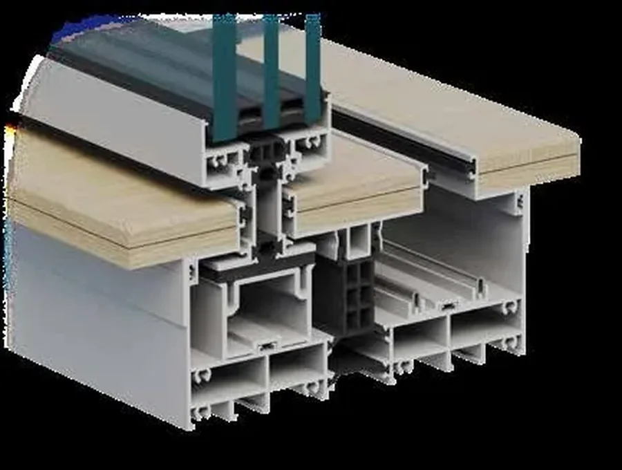 Aluminium profile detail for surface finish discussion
