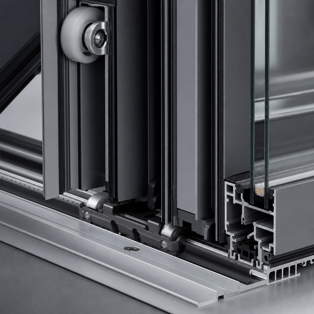 Bi-Fold Doors Guide roller and track