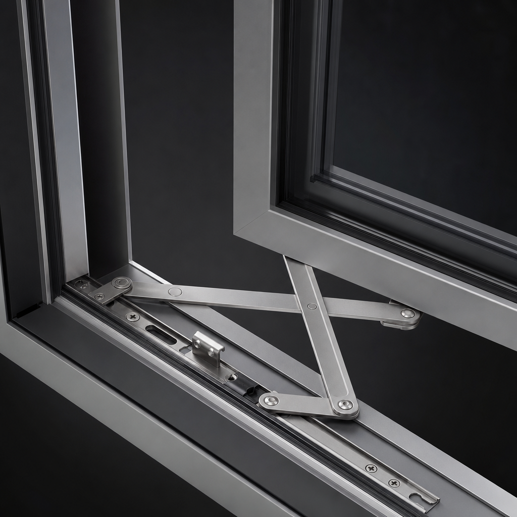 Casement Windows Friction stay opening support