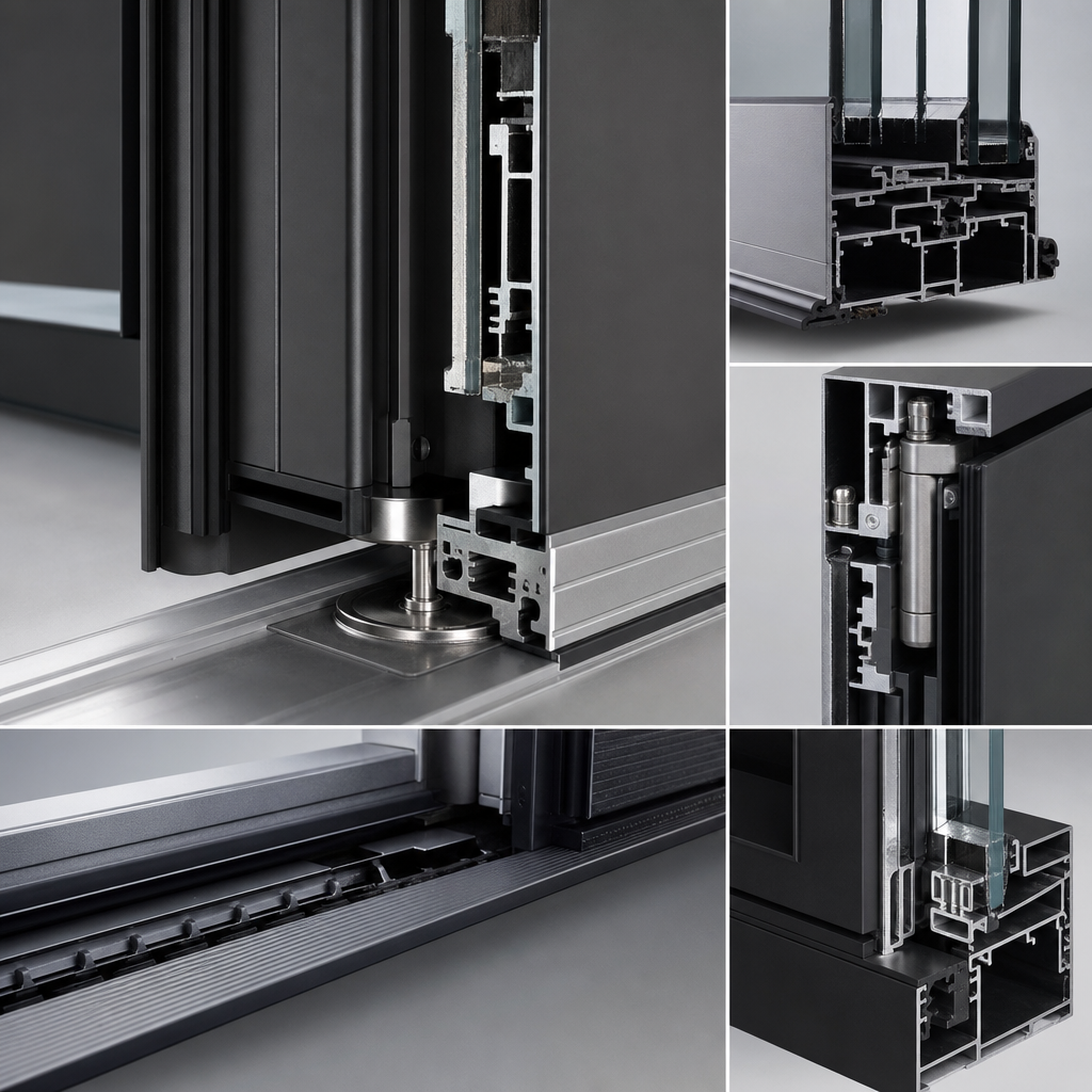 Pivot Entry Doors Concealed pivot bearing