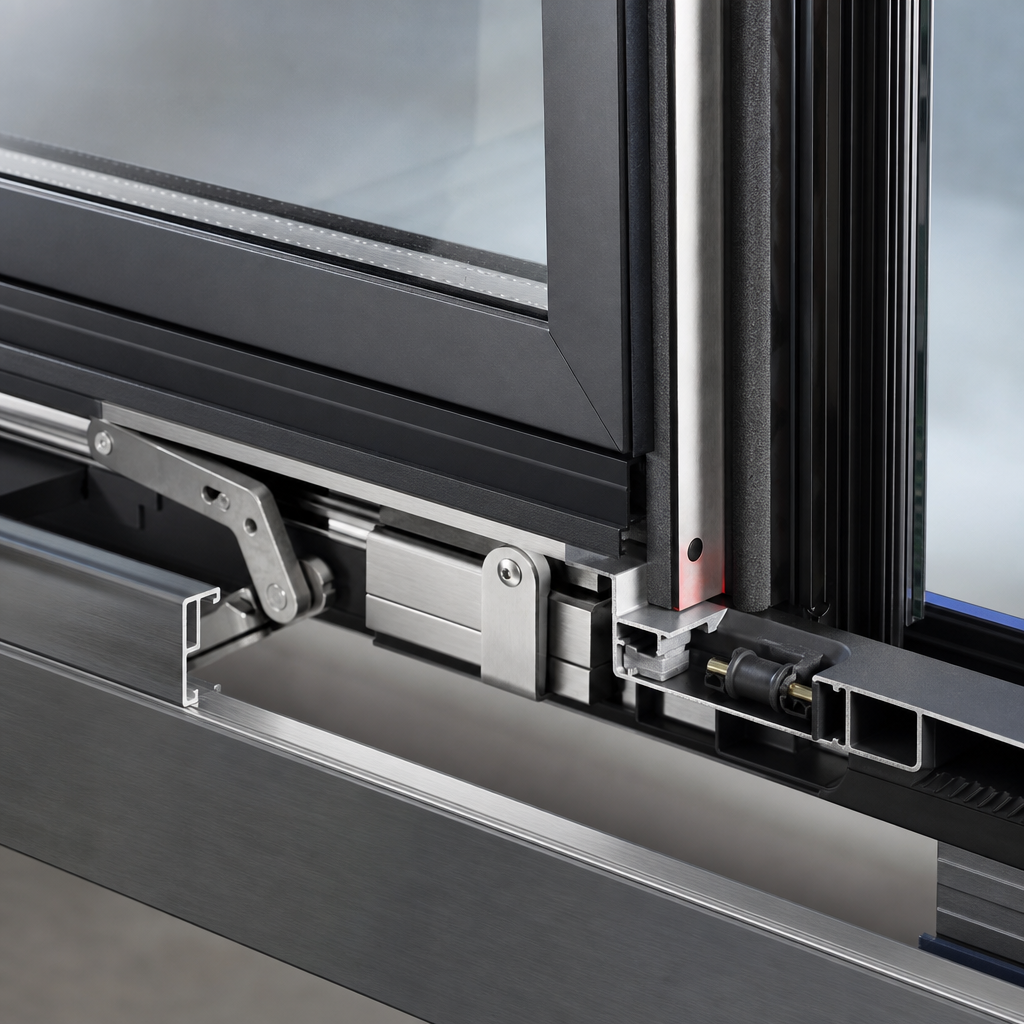 Smart Window Systems Anti-pinch soft-stop edge