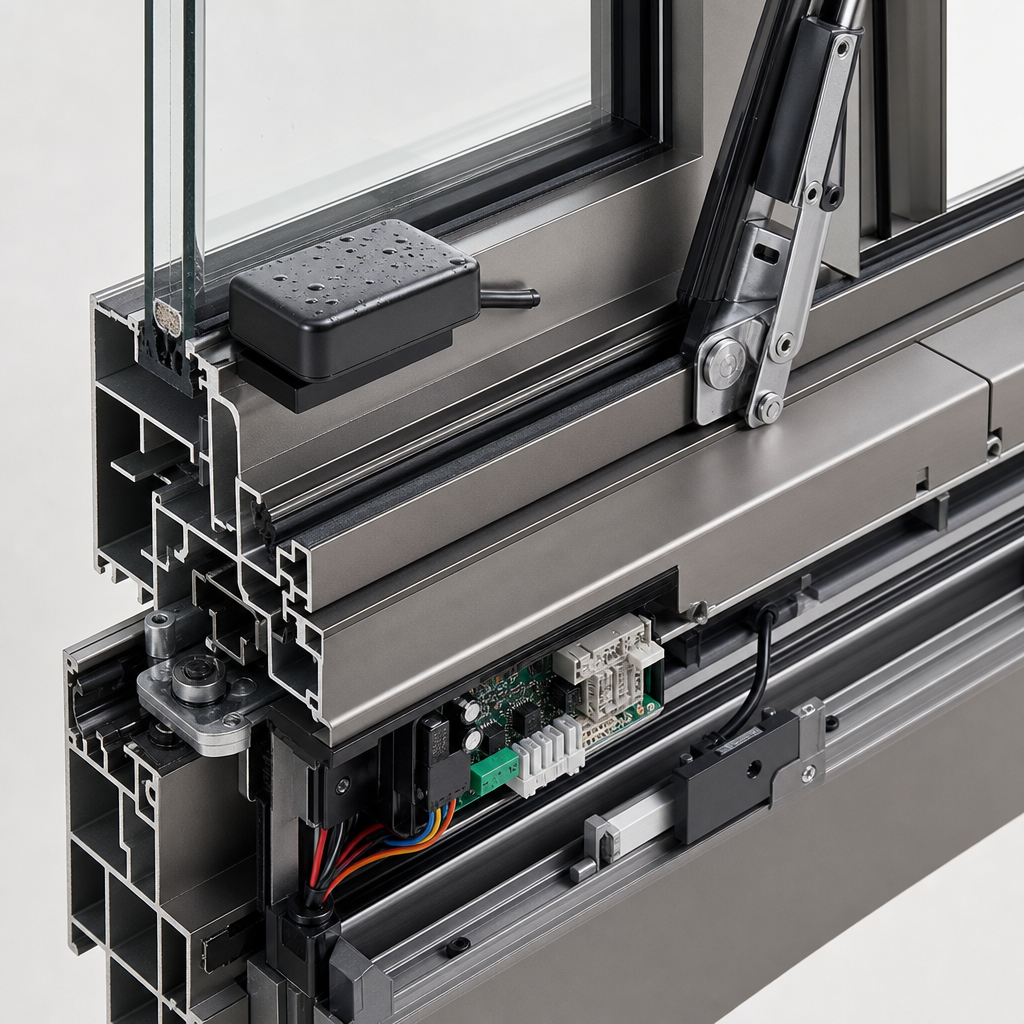 Smart Window Systems Rain sensor auto-close