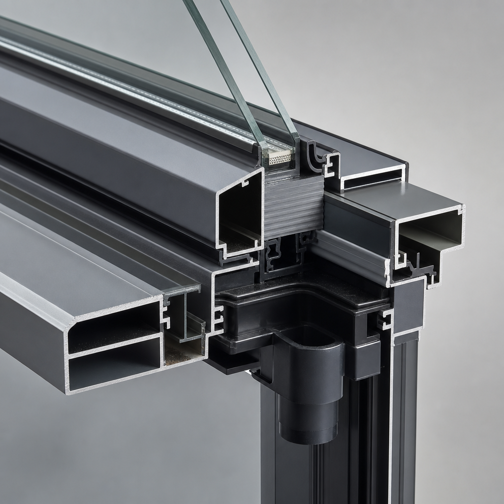 Sunrooms Integrated gutter outlet