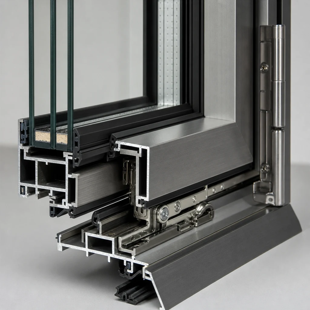 Tilt & Turn Windows Corner detail