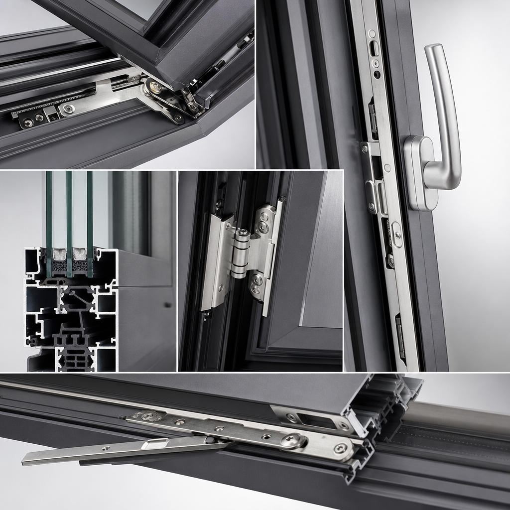 Tilt & Turn Windows Hardware system