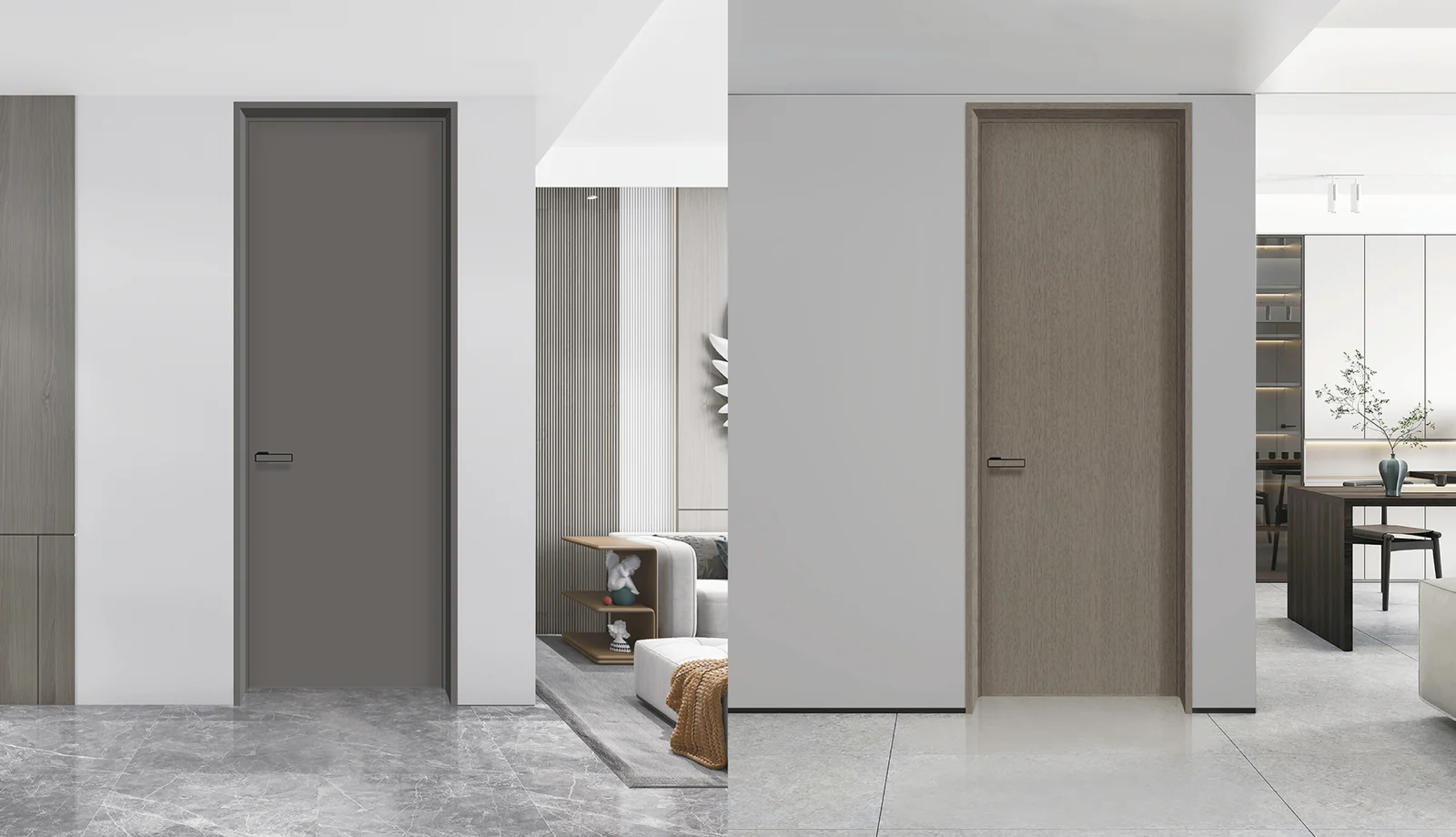Aluminum-Wood Ecological Doors