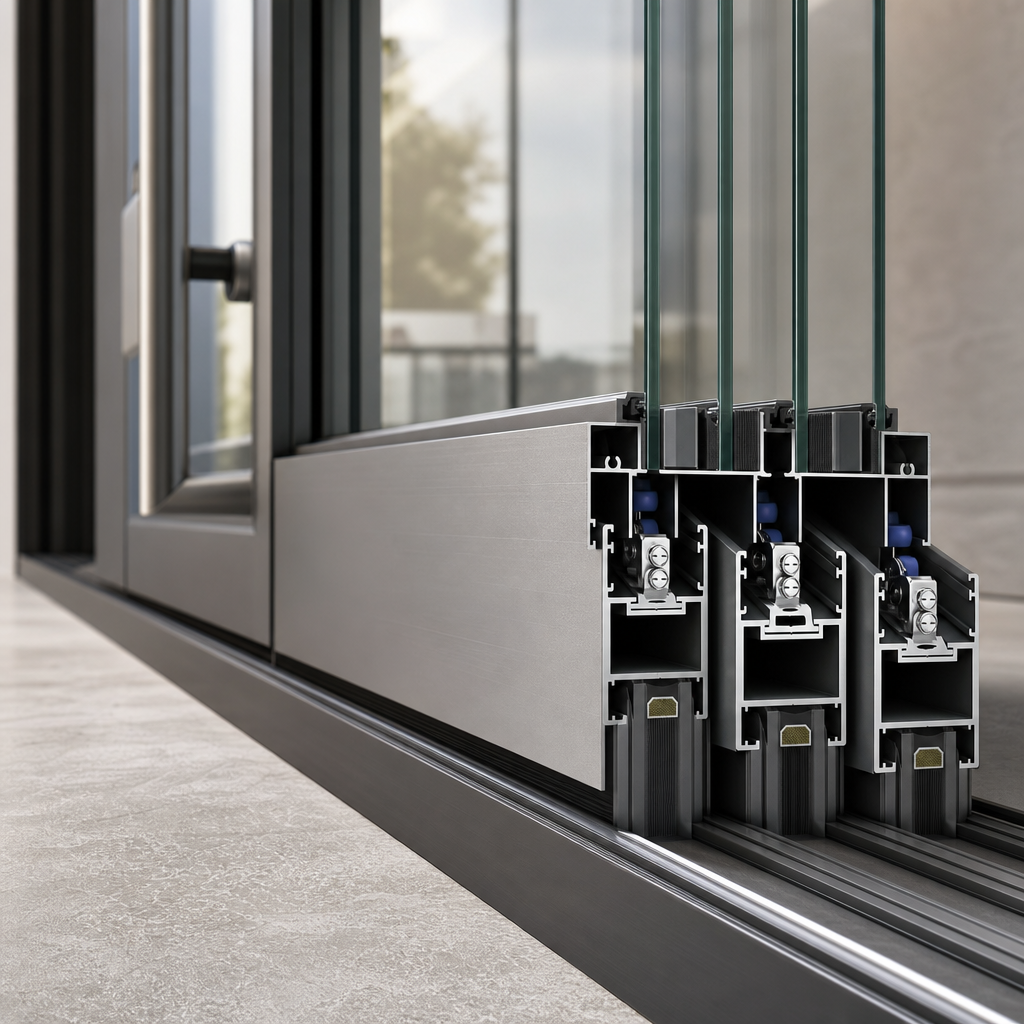 Lift & Slide Doors structure detail 2