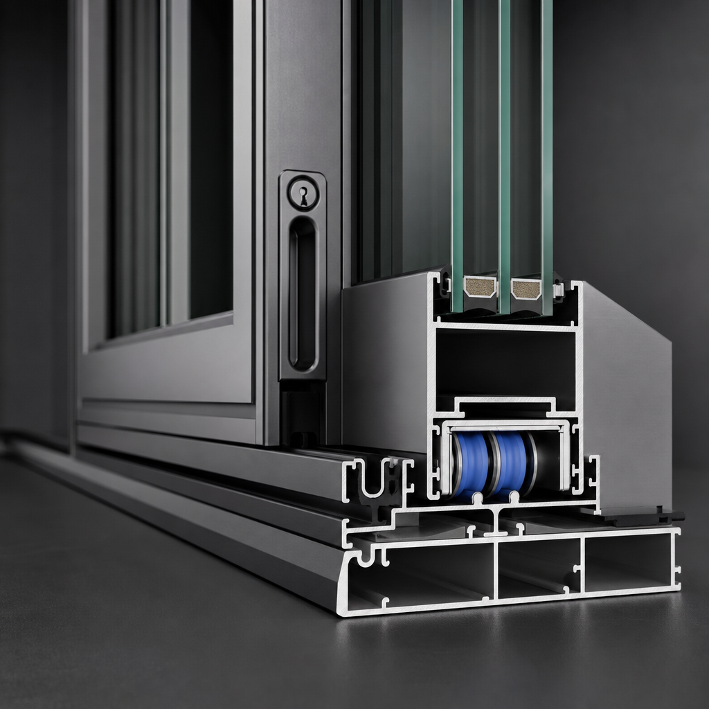 Lift & Slide Doors structure detail 1