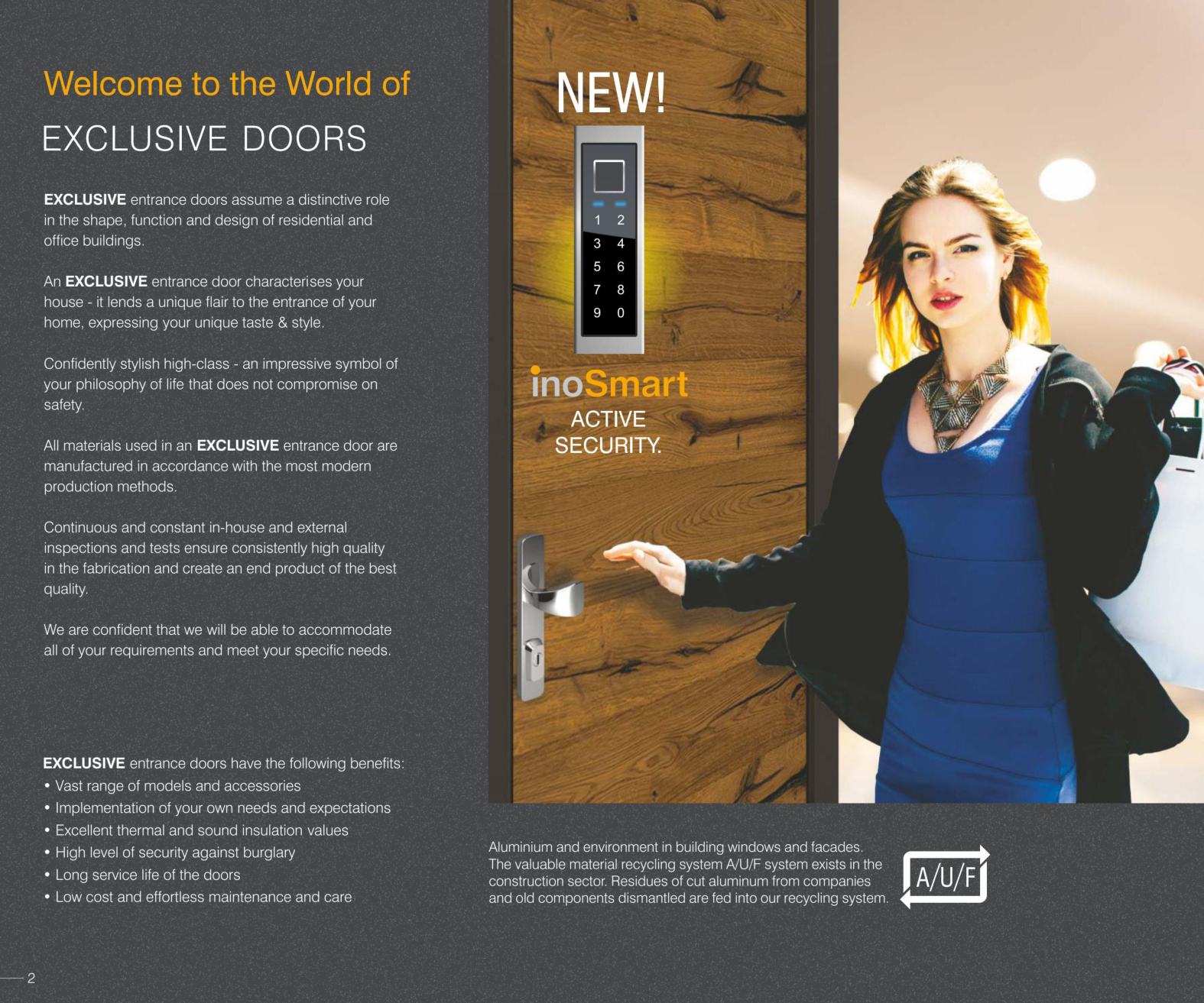 Aluminum-Wood Ecological Doors visual reference 10