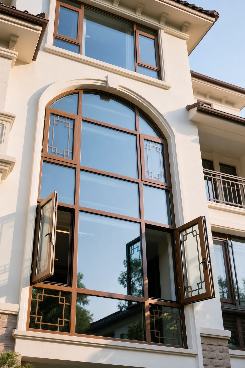YULUX aluminum window & door project case: Private Home - Large Glass Opening - A completed home reference focused on larger glass openings, brighter interior light and a cleaner relationship between frame, wall and view. (Real Home Reference)